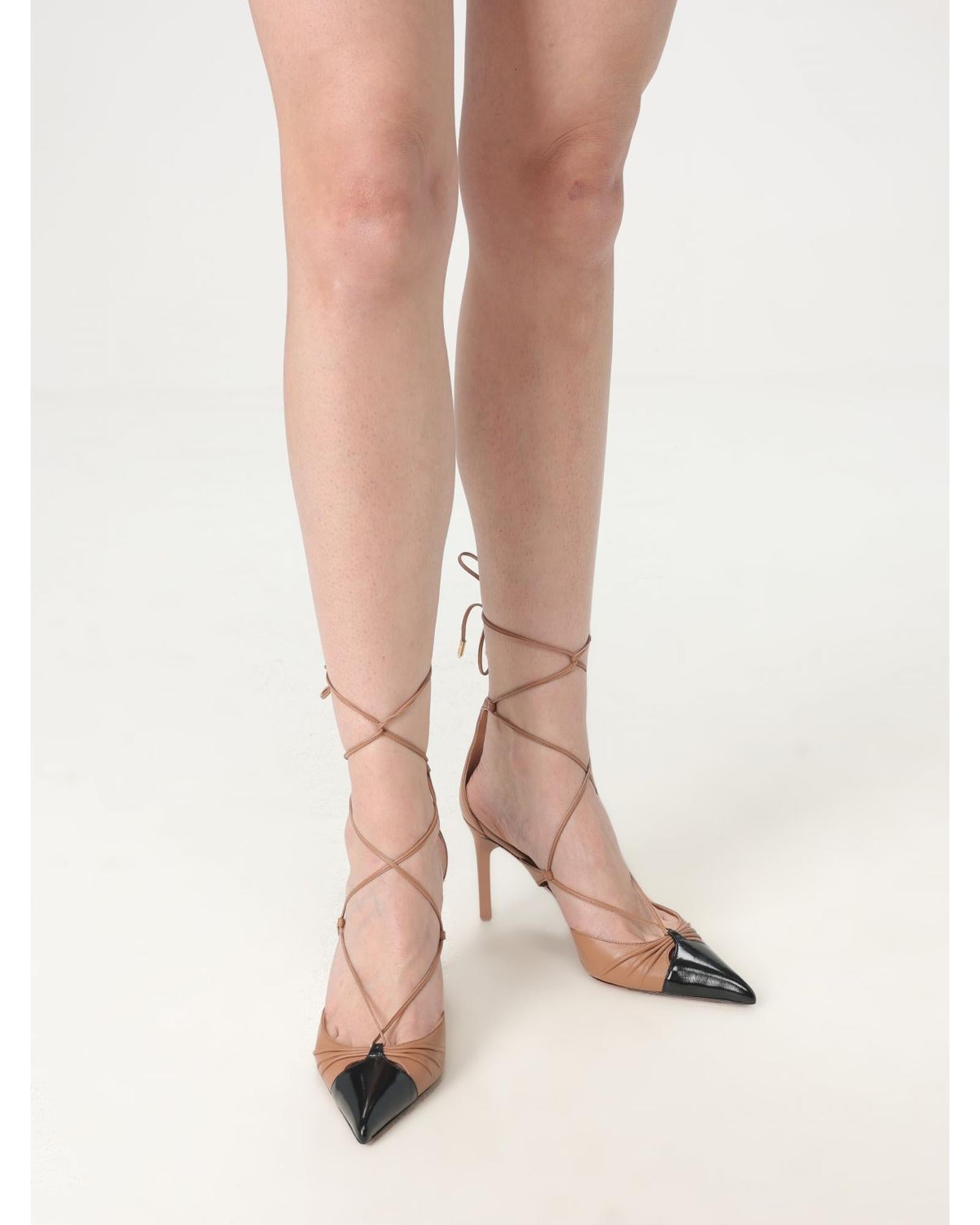 Aquazzura Sexy Thing Pump LaceUp Heels Women Pink