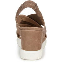 Ronnie Womens Faux Suede Peep-Toe Wedge Sandals11