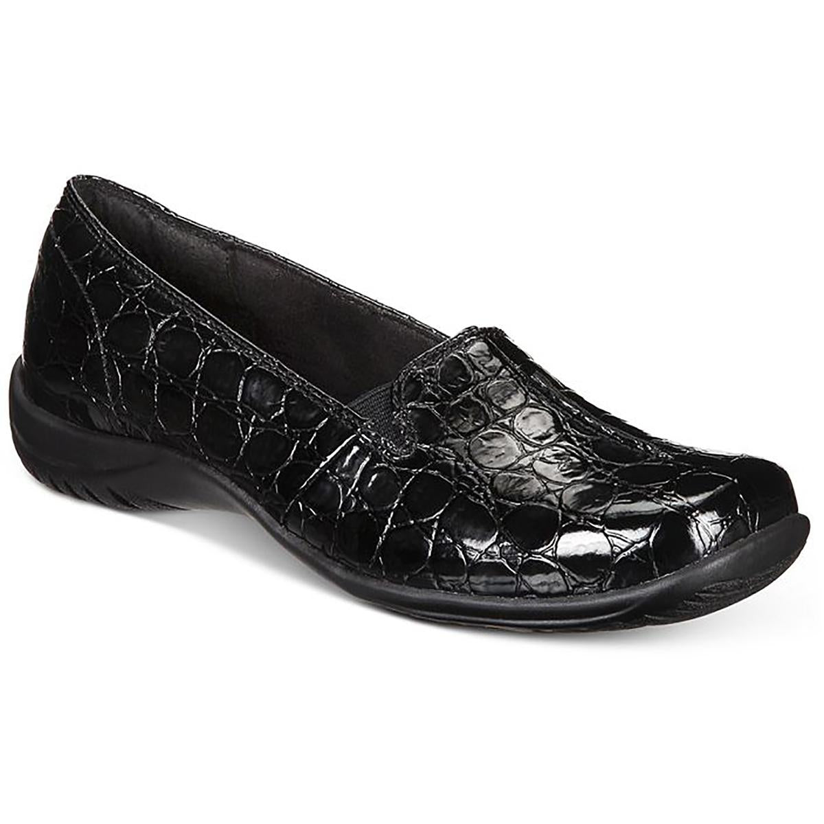 Purpose Womens Faux Leather Loafers