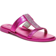 Farica Womens Embellished Slide Sandals