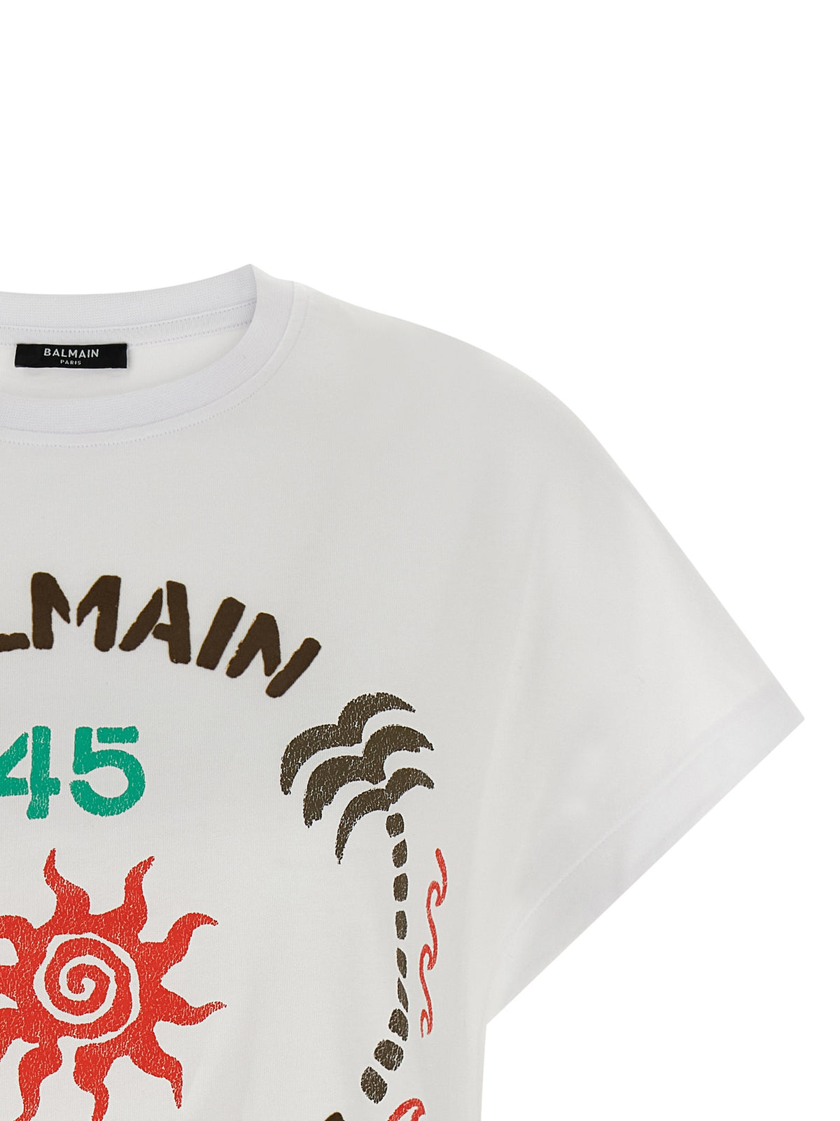 Balmain Women 'Club 45' Print T-Shirt