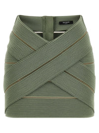 Balmain Women V-Shaped Waist Skirt