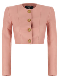 Balmain Women 'Testa Di Leone' Bolero Blazer