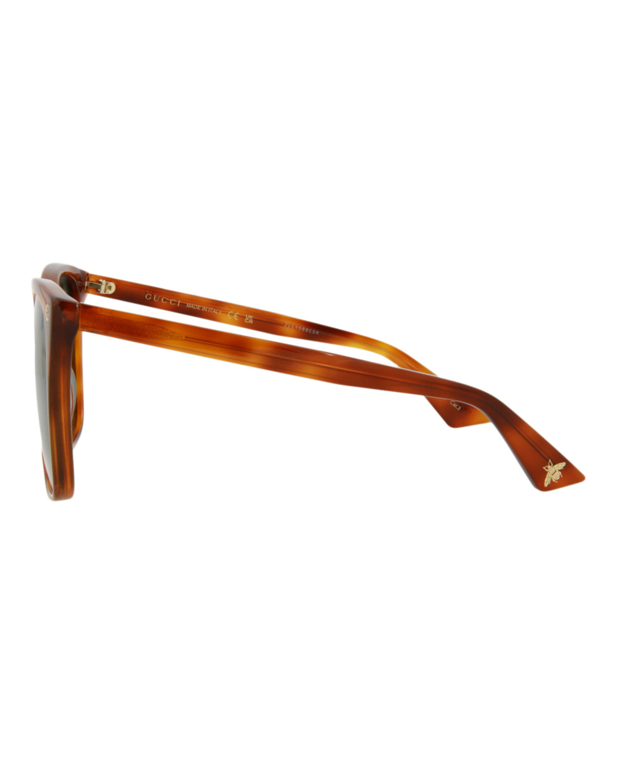 Gucci Gucci Womens Square/Rectangle Havana Havana Green Fashion Designer Eyewear