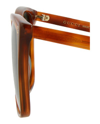 Gucci Gucci Womens Square/Rectangle Havana Havana Green Fashion Designer Eyewear