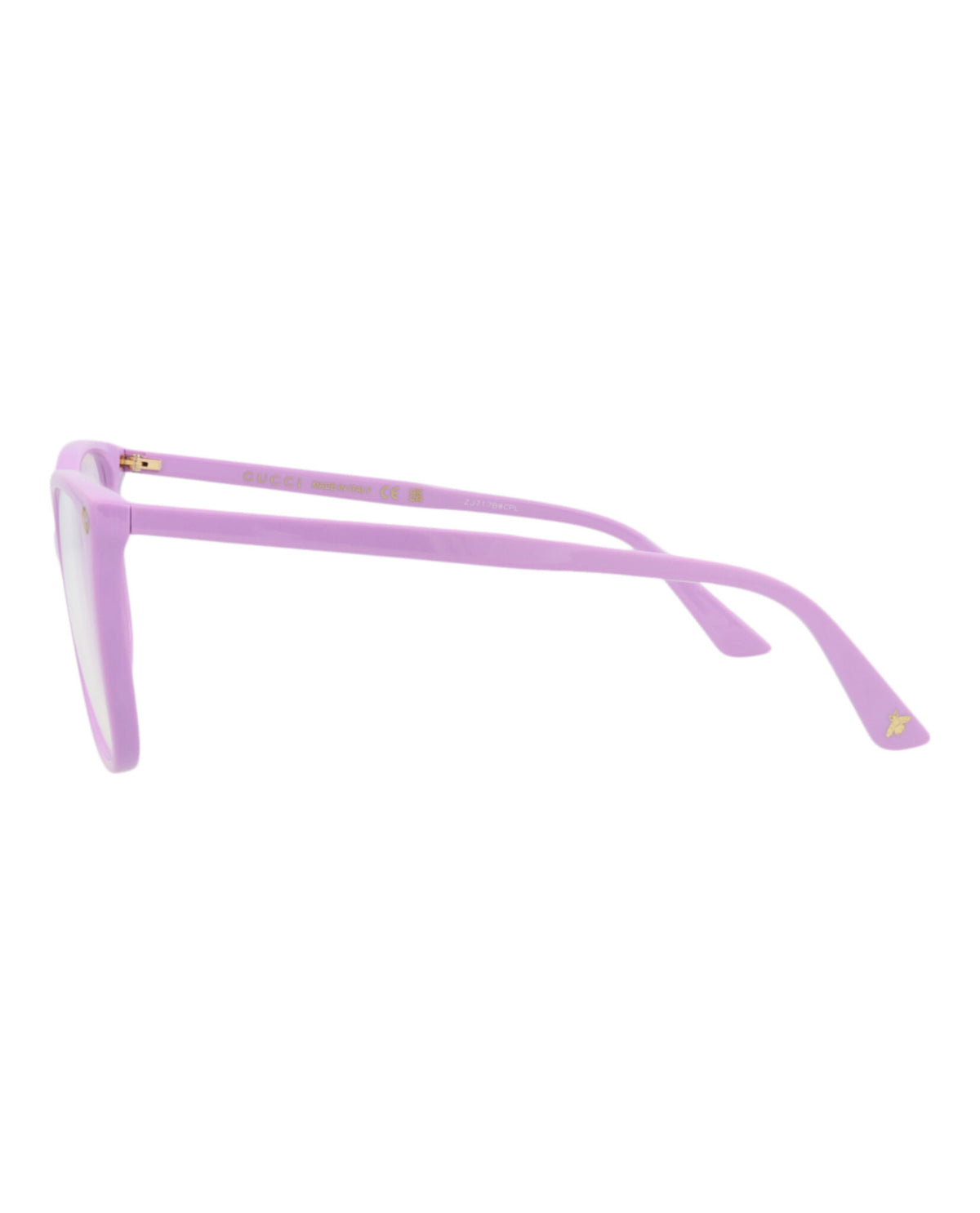 Gucci Womens Cat Eye Violet Violet Transparent Fashion Designer Eyewear