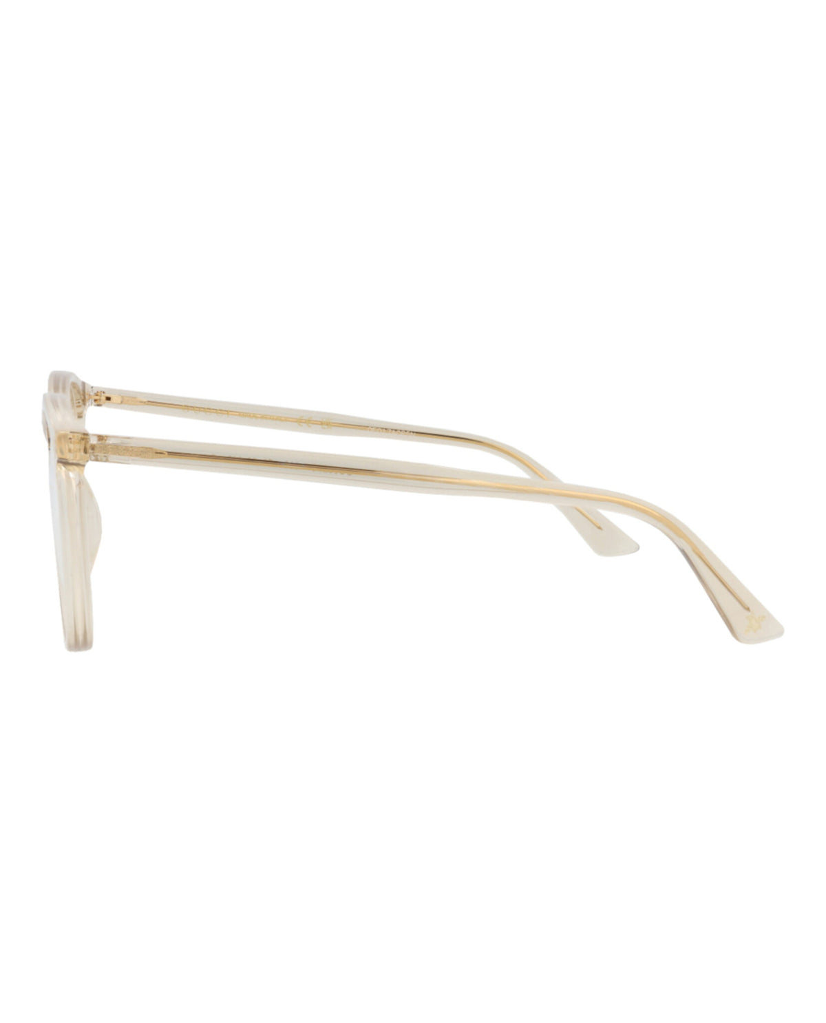 Gucci Womens Round/Oval Yellow Yellow Transparent Fashion Designer Eyewear