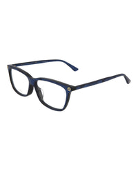 Gucci Womens Square/Rectangle Blue Blue Transparent Fashion Designer Eyewear
