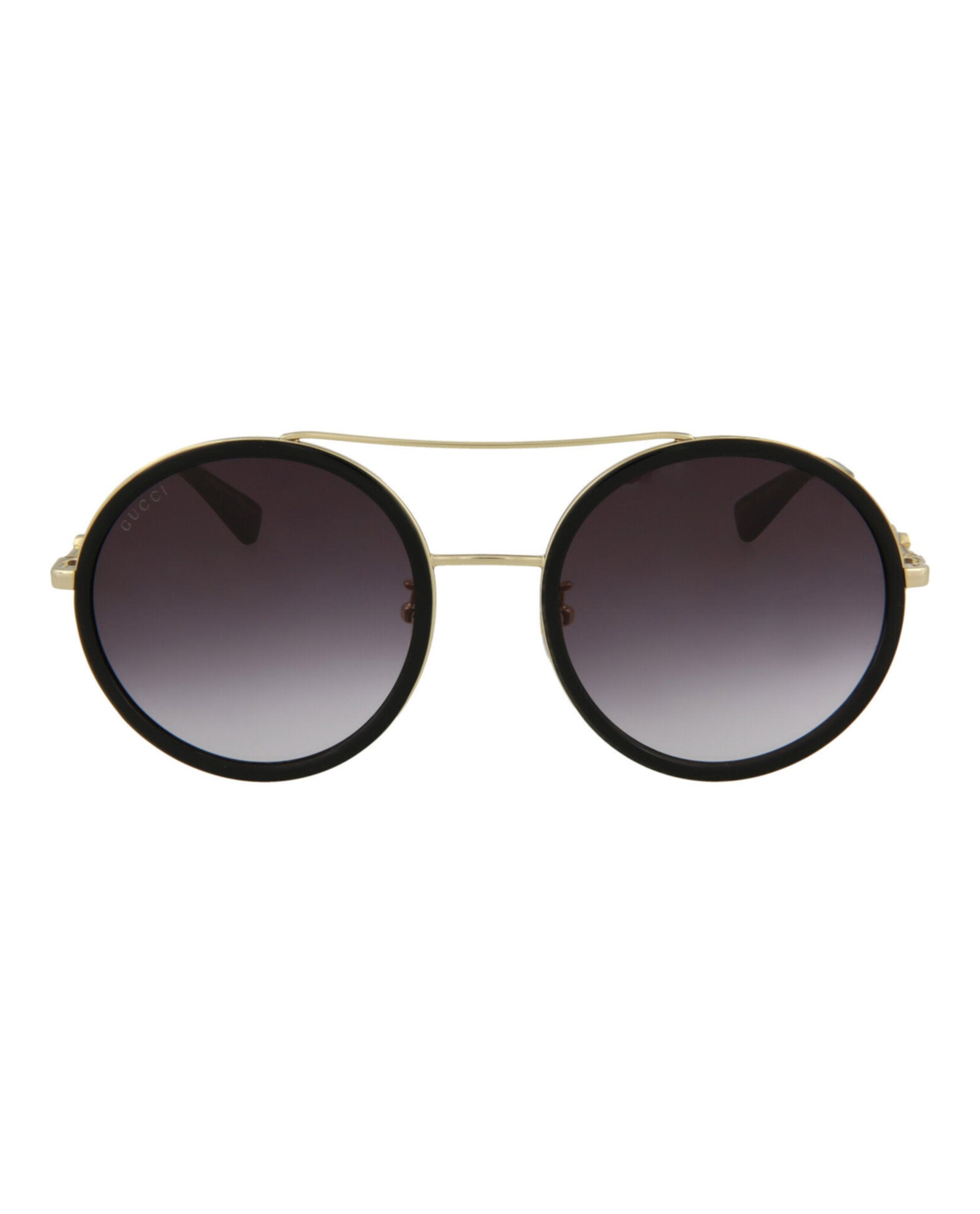 Gucci Gucci Womens Round/Oval Black Gold Grey Fashion Designer Eyewear