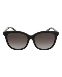 Gucci Womens Round/Oval Shiny Black Fashion Designer Eyewear