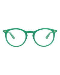 Gucci Mens Round/Oval Green Green Transparent Fashion Designer Eyewear