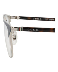 Gucci Mens Square/Rectangle Blue Havana Transparent Fashion Designer Eyewear