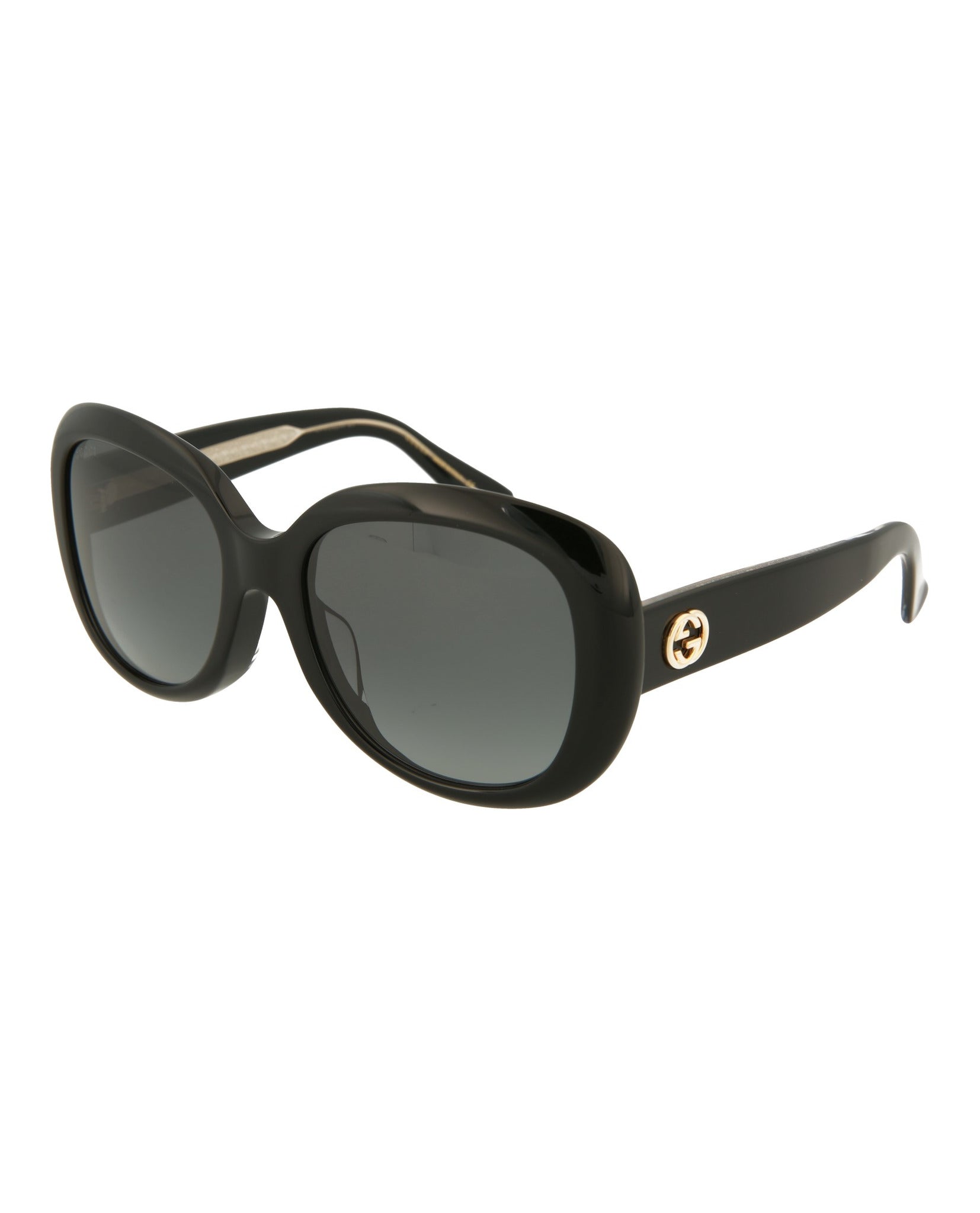 Gucci Gucci Womens Round/Oval Black Grey Fashion Designer Eyewear