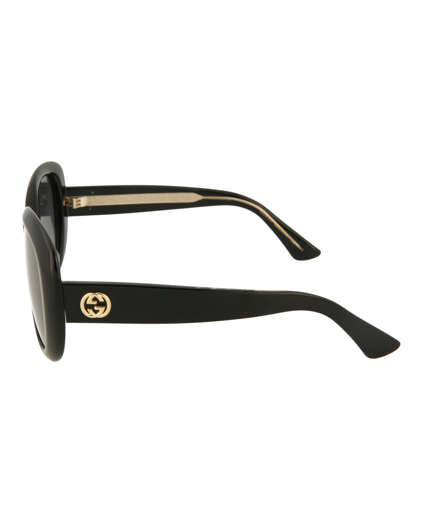 Gucci Gucci Womens Round/Oval Black Grey Fashion Designer Eyewear