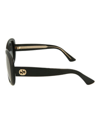 Gucci Gucci Womens Round/Oval Black Grey Fashion Designer Eyewear