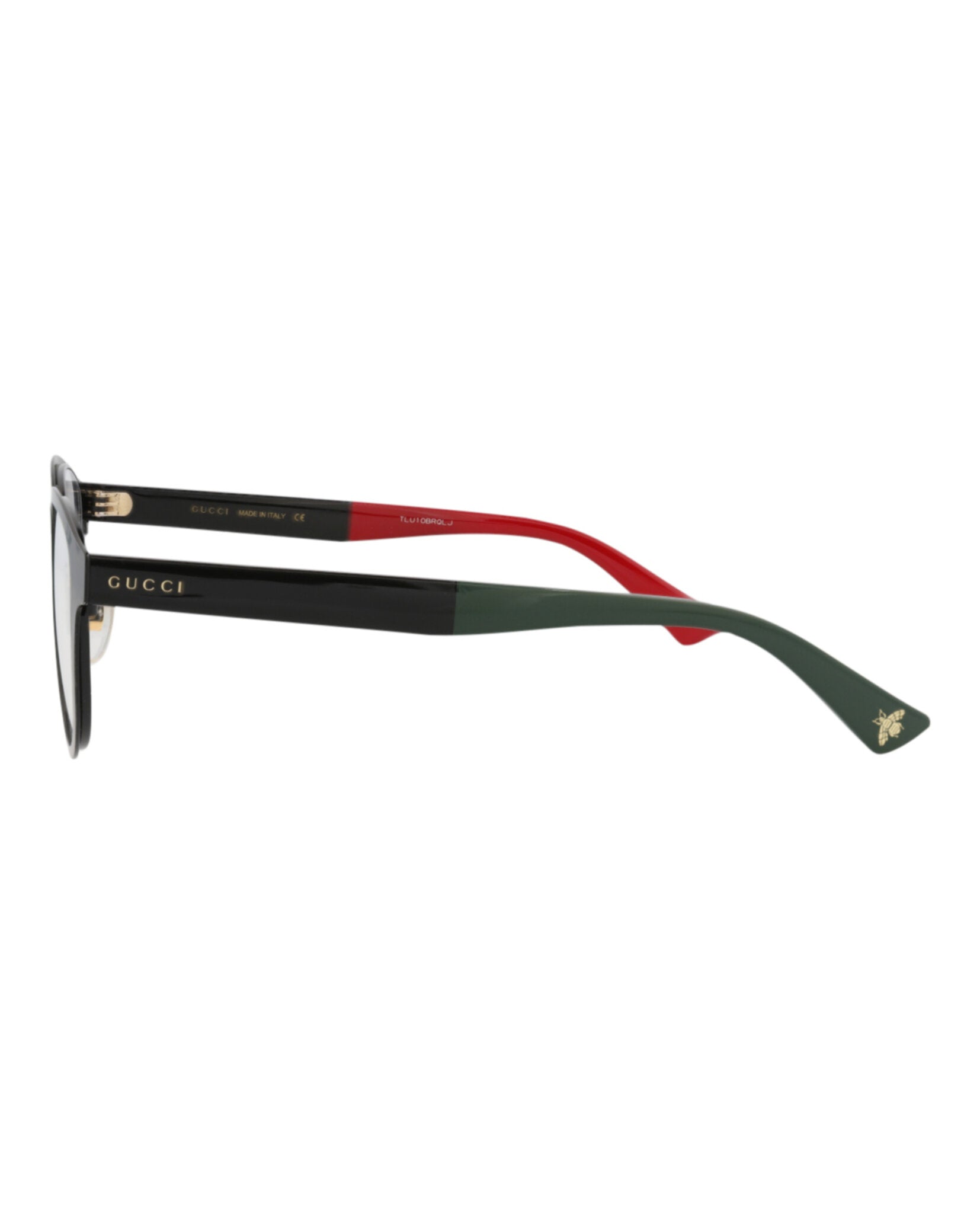 Gucci Unisex Round/Oval Black Black Transparent Fashion Designer Eyewear
