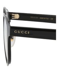Gucci Unisex Round/Oval Black Black Transparent Fashion Designer Eyewear