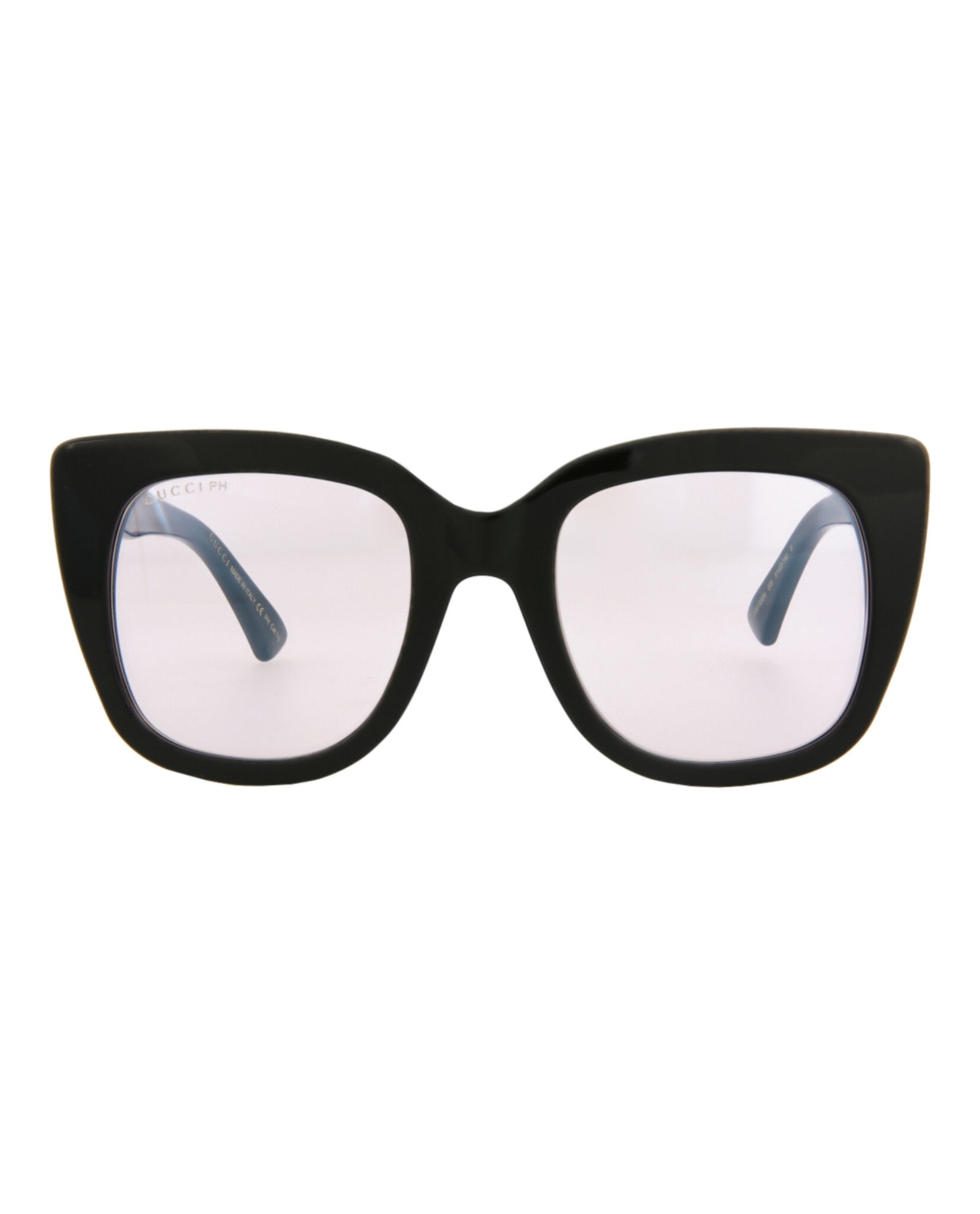 Gucci Womens Cat Eye Black Black Pink Fashion Designer Eyewear