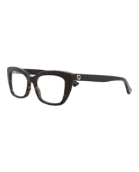Gucci Gucci Womens Cat Eye Havana Havana Transparent Fashion Designer Eyewear