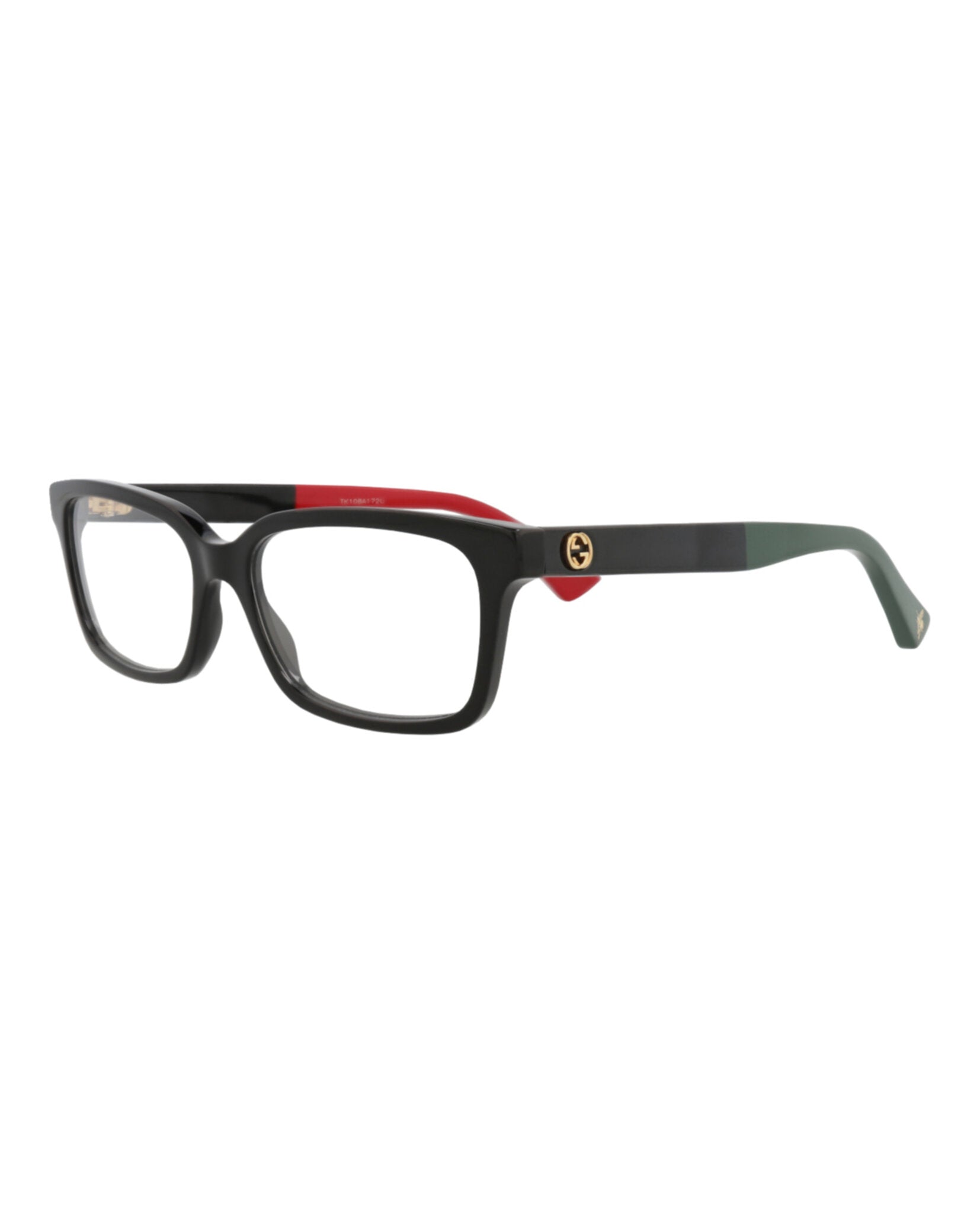 Gucci Gucci Womens Square/Rectangle Black Black Transparent Fashion Designer Eyewear
