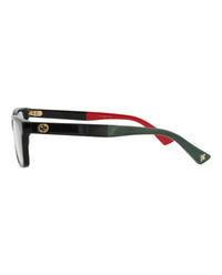 Gucci Gucci Womens Square/Rectangle Black Black Transparent Fashion Designer Eyewear