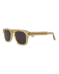 Gucci Gucci Unisex Square/Rectangle Brown Brown Grey Fashion Designer Eyewear