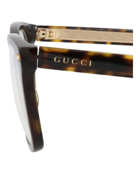Gucci Gucci Unisex Square/Rectangle Havana Havana Transparent Fashion Designer Eyewear