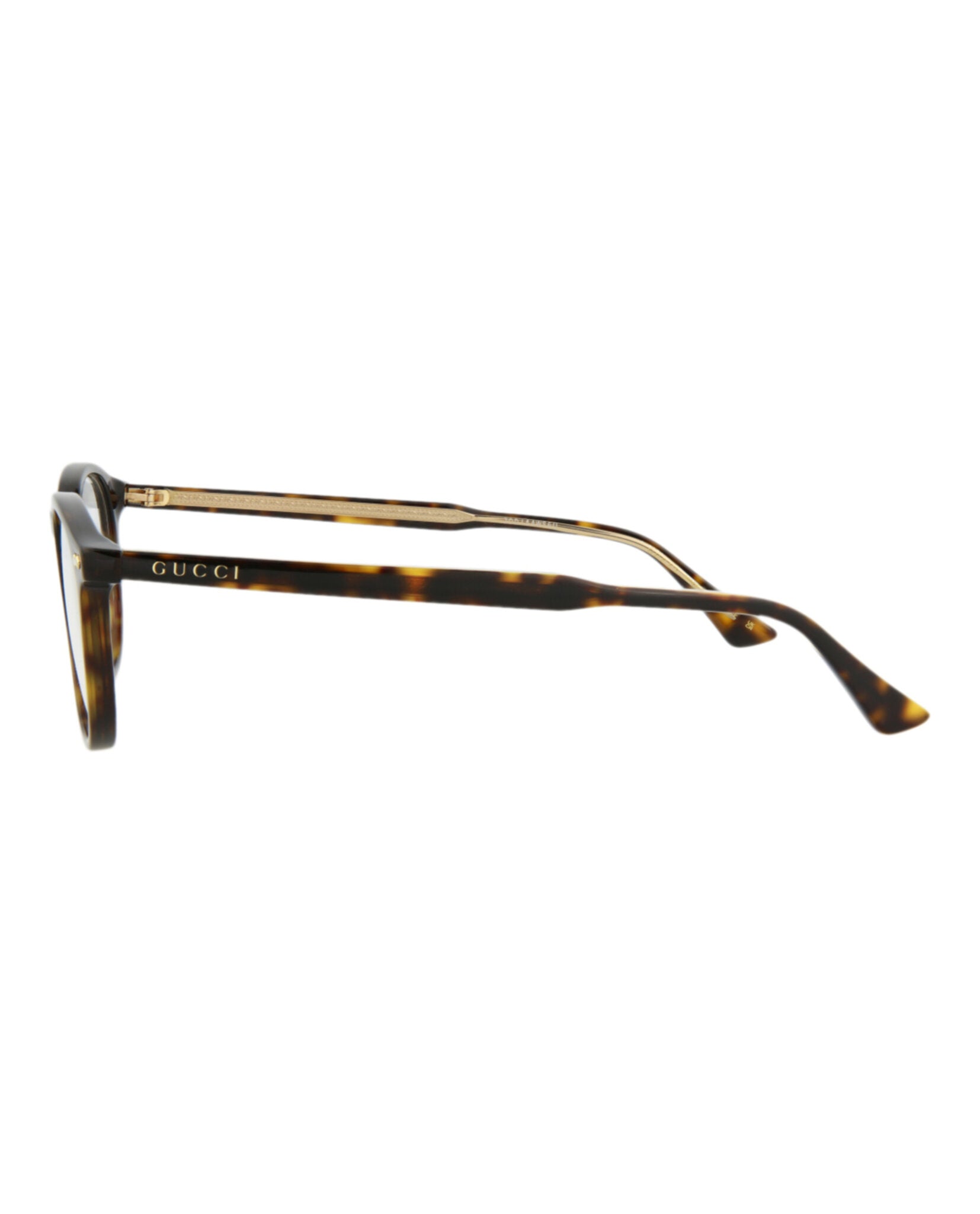 Gucci Unisex Round/Oval Havana Havana Transparent Fashion Designer Eyewear