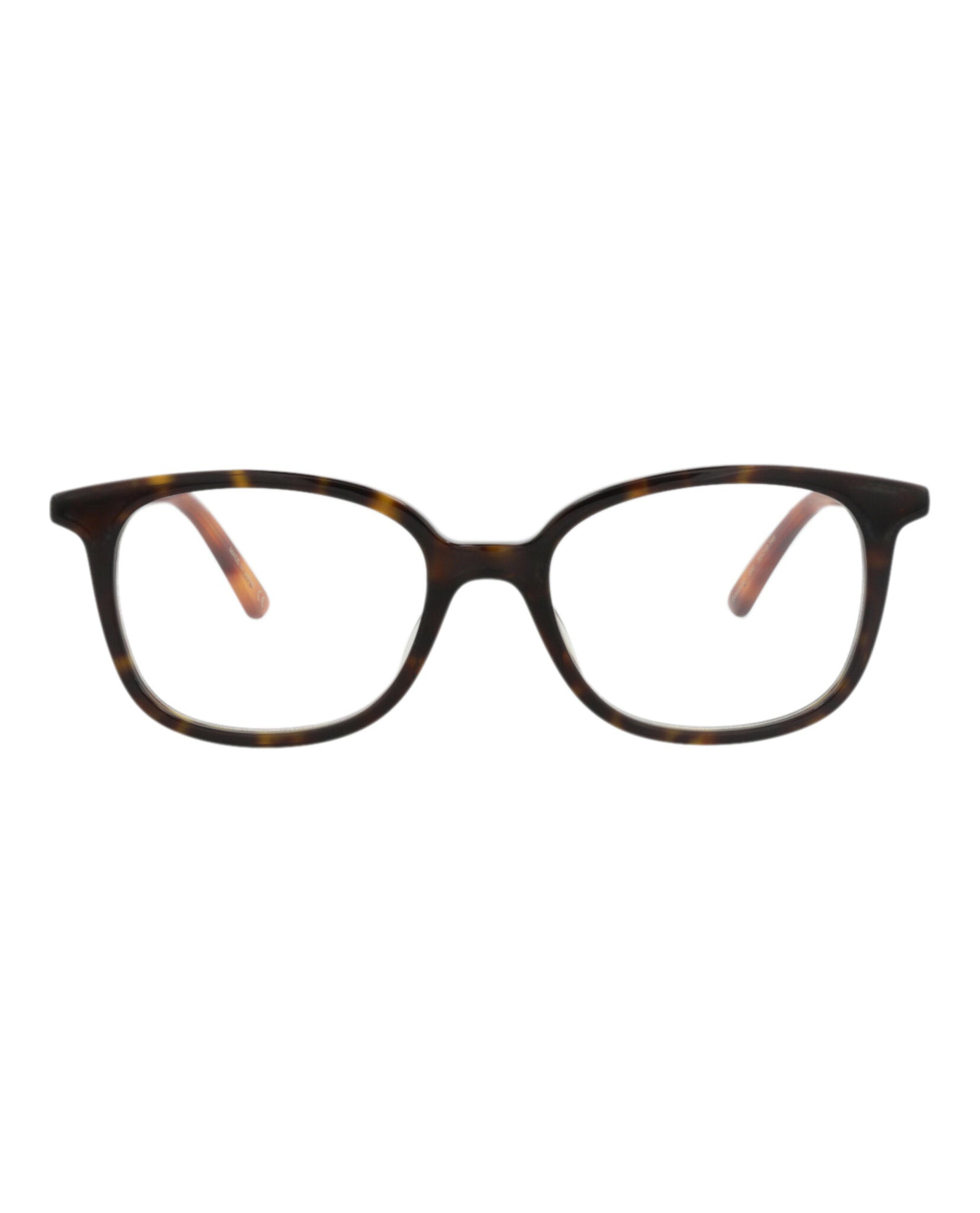 Gucci Gucci Womens Square/Rectangle Havana Gold Transparent Fashion Designer Eyewear