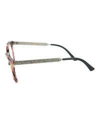 Gucci Gucci Womens Round/Oval Havana Silver Transparent Fashion Designer Eyewear