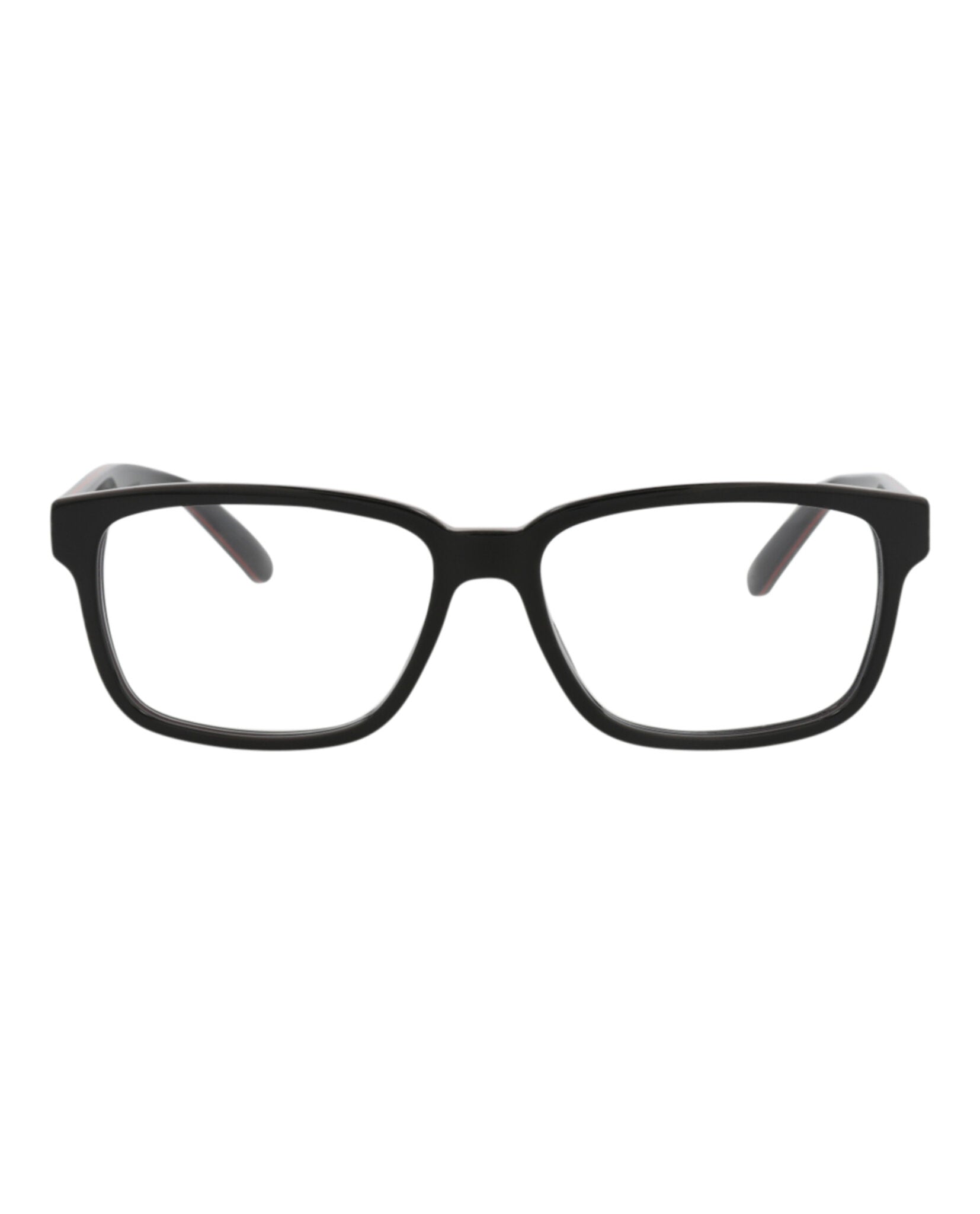 Gucci Gucci Unisex Square/Rectangle Black Black Transparent Fashion Designer Eyewear