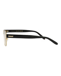 Gucci Unisex Square/Rectangle Gold Black Transparent Fashion Designer Eyewear