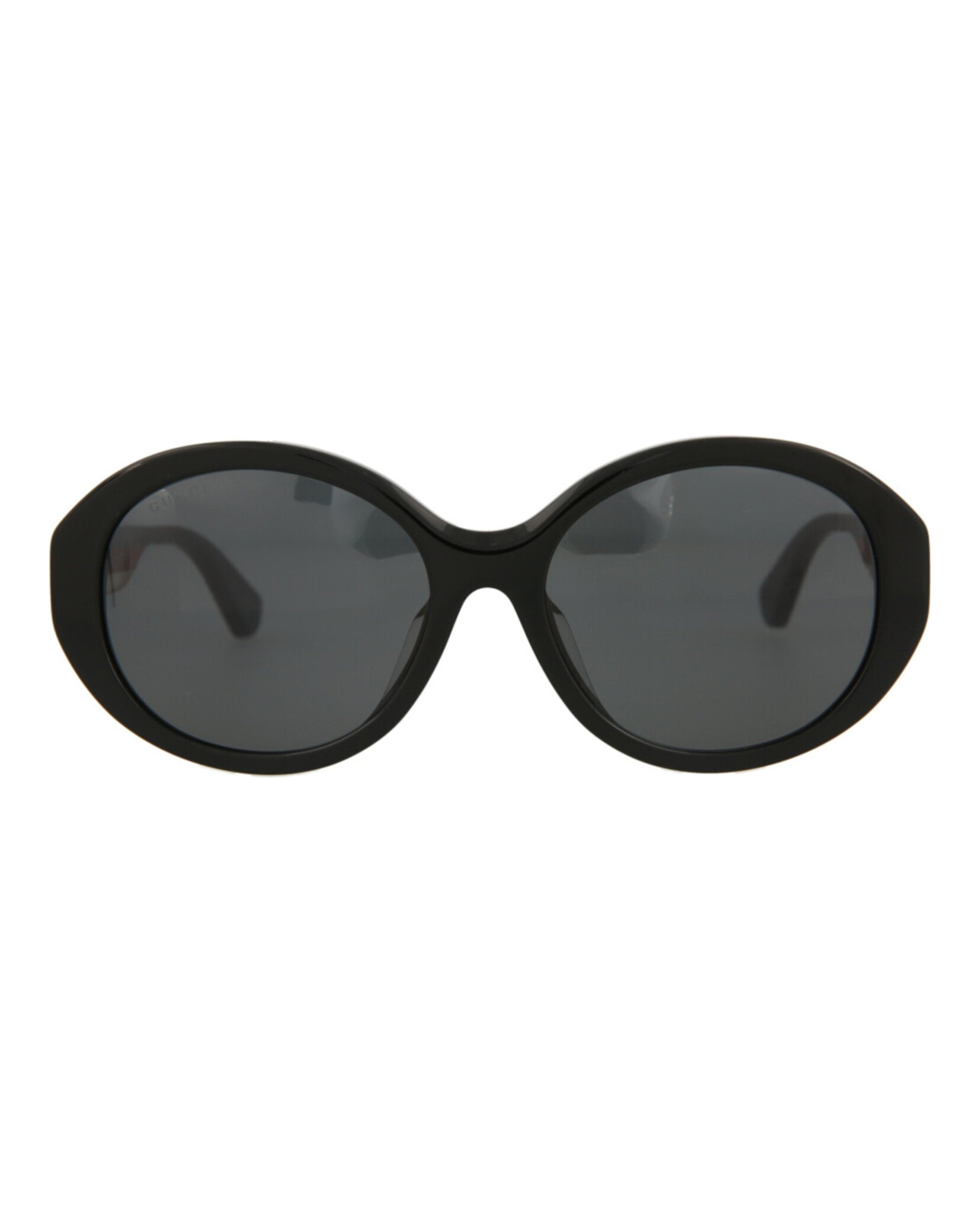Gucci Womens Round/Oval Black Multicolor Grey Fashion Designer Eyewear
