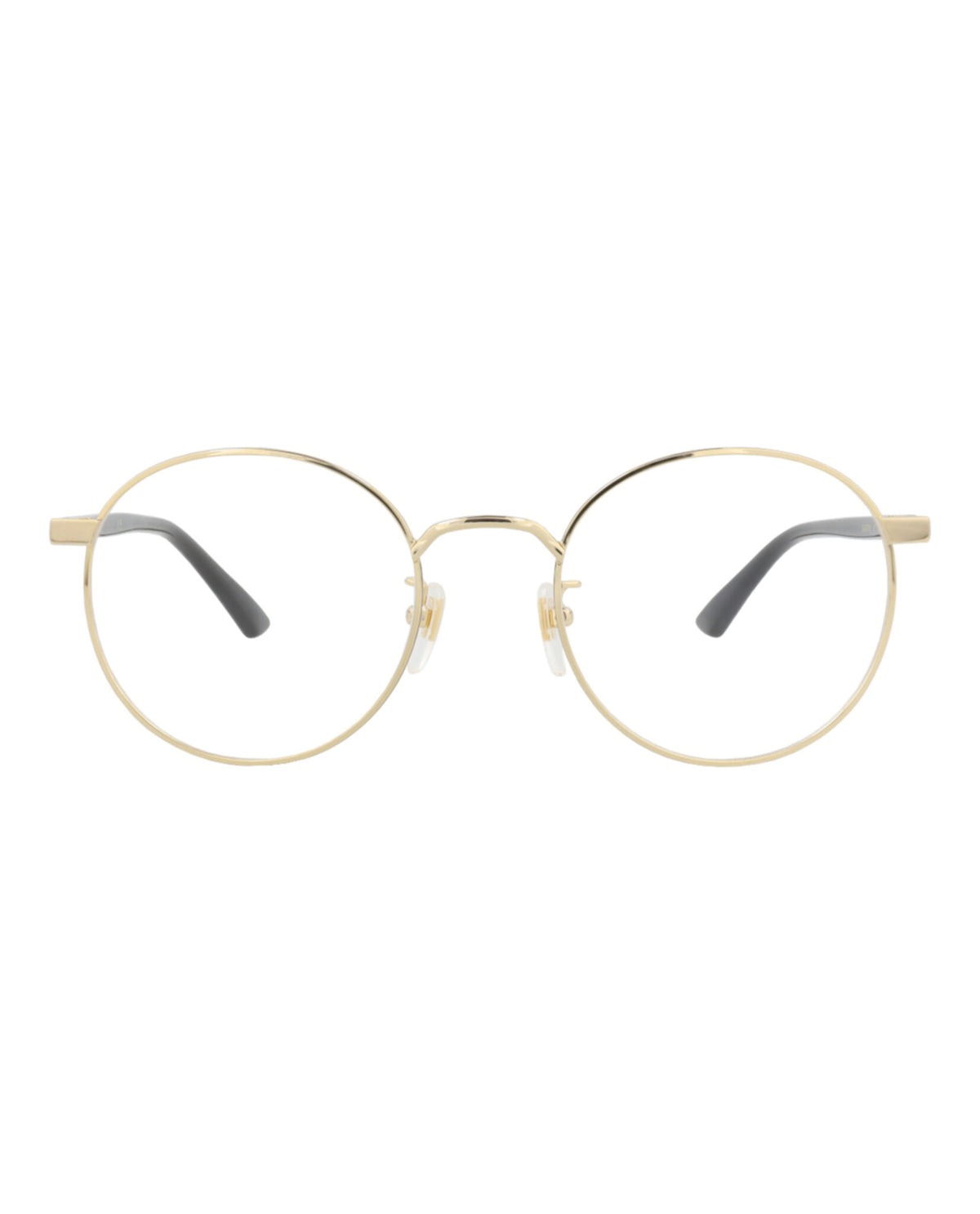 Gucci Unisex Round/Oval Gold Black Transparent Fashion Designer Eyewear