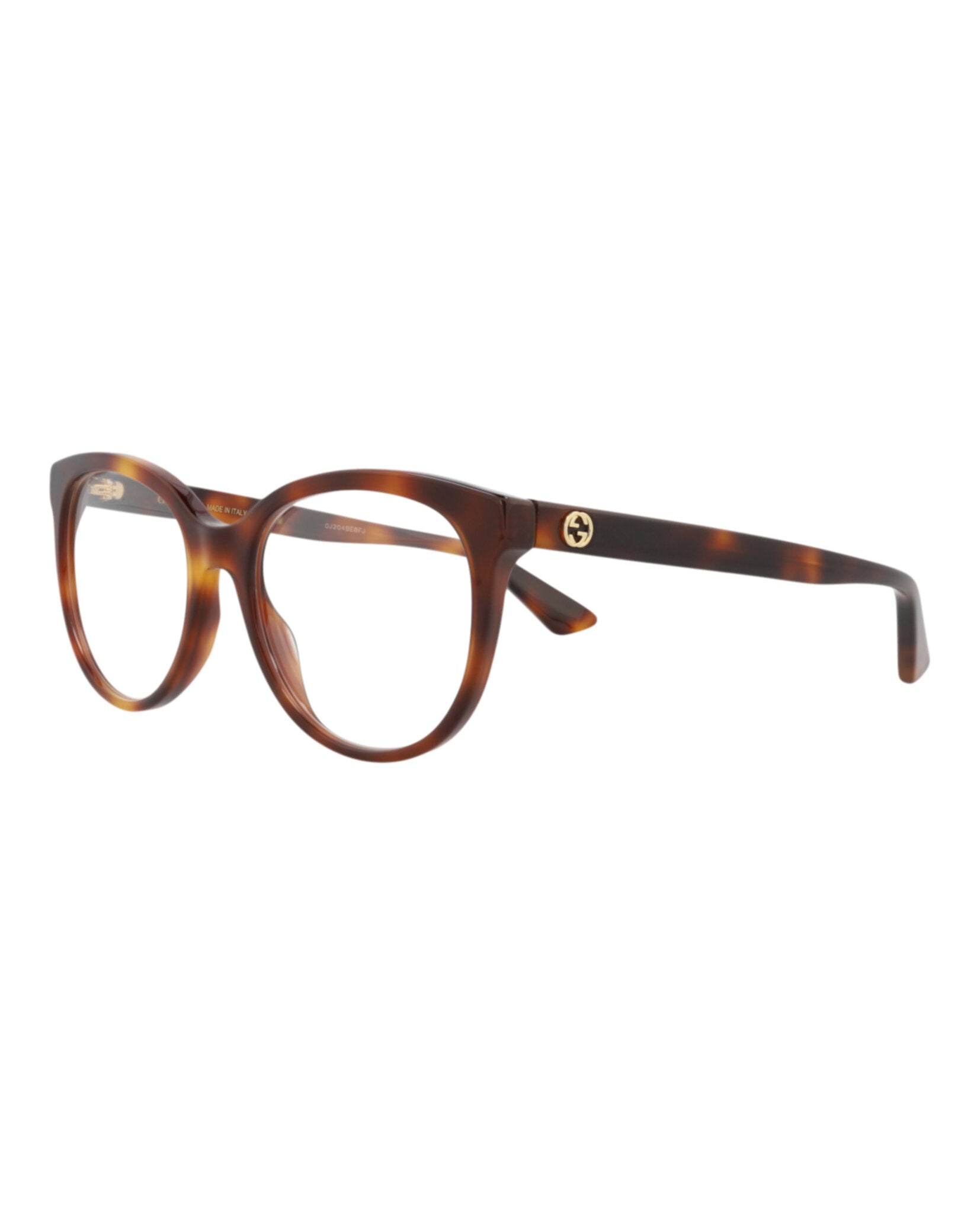 Gucci Womens Round/Oval Havana Havana Transparent Fashion Designer Eyewear
