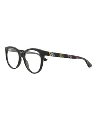 Gucci Womens Round/Oval Black Multicolor Transparent Fashion Designer Eyewear