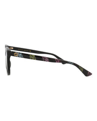 Gucci Womens Round/Oval Black Multicolor Transparent Fashion Designer Eyewear