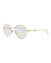 Gucci Gucci Mens Round/Oval Gold Gold Transparent Fashion Designer Eyewear