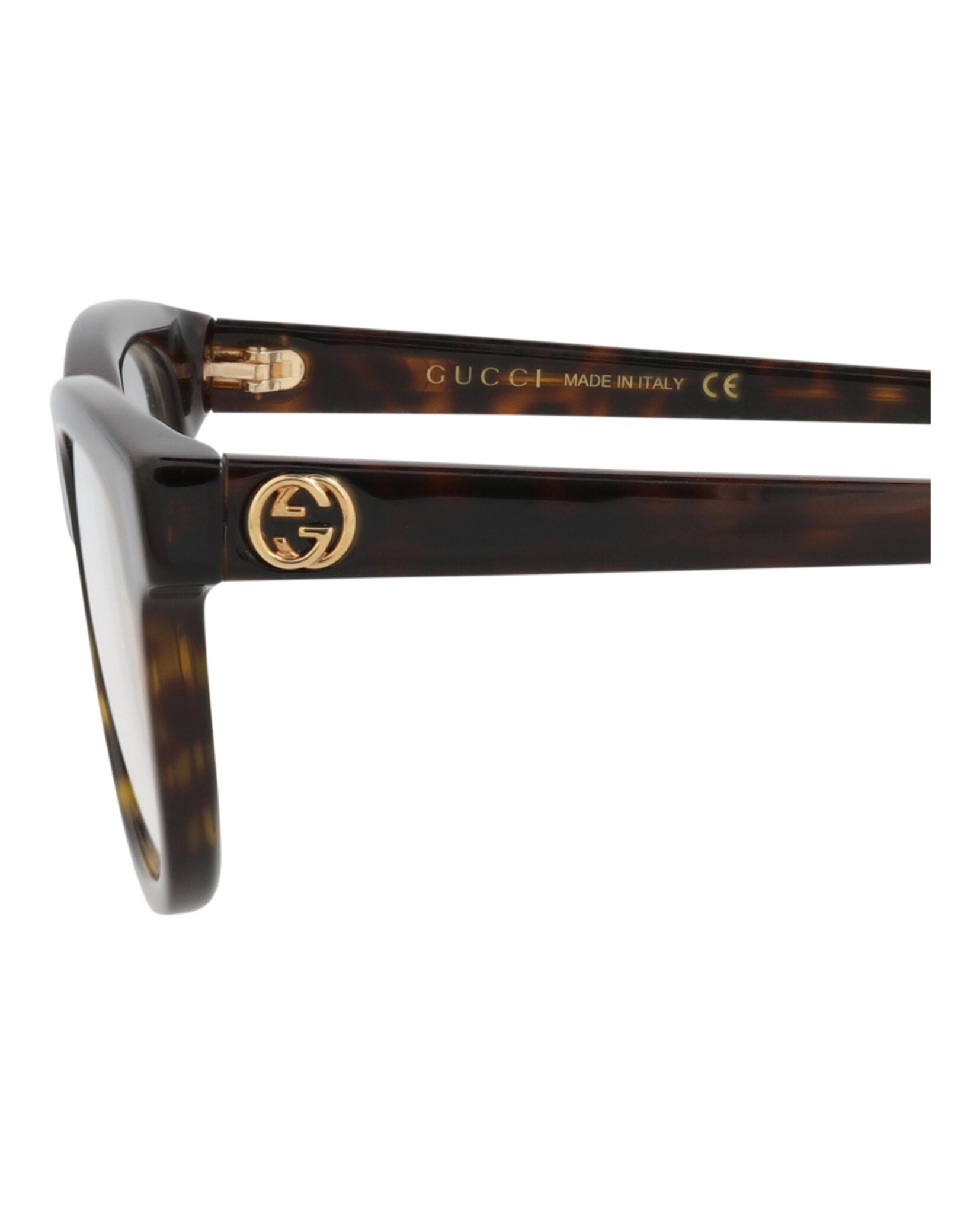 Gucci Womens Cat Eye Havana Havana Transparent Fashion Designer Eyewear