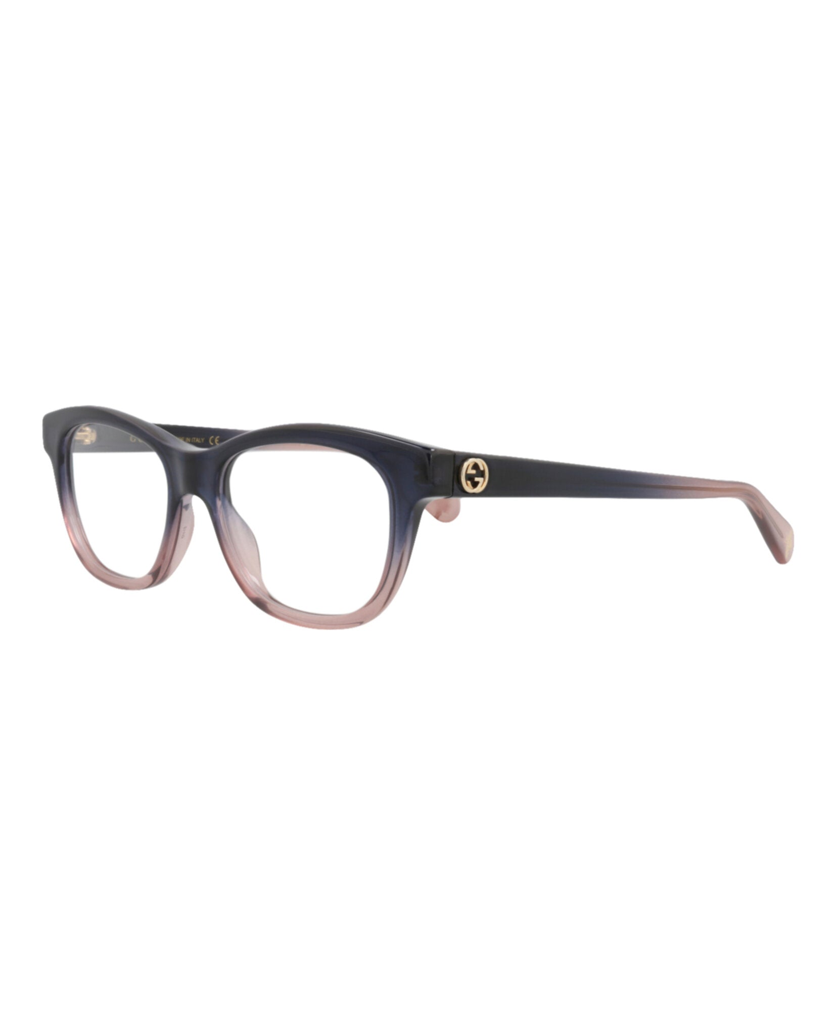 Gucci Gucci Womens Cat Eye Blue Blue Transparent Fashion Designer Eyewear