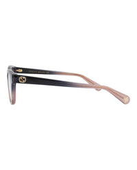 Gucci Gucci Womens Cat Eye Blue Blue Transparent Fashion Designer Eyewear