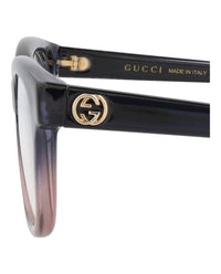 Gucci Gucci Womens Cat Eye Blue Blue Transparent Fashion Designer Eyewear