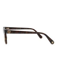 Gucci Gucci Womens Cat Eye Havana Havana Transparent Fashion Designer Eyewear