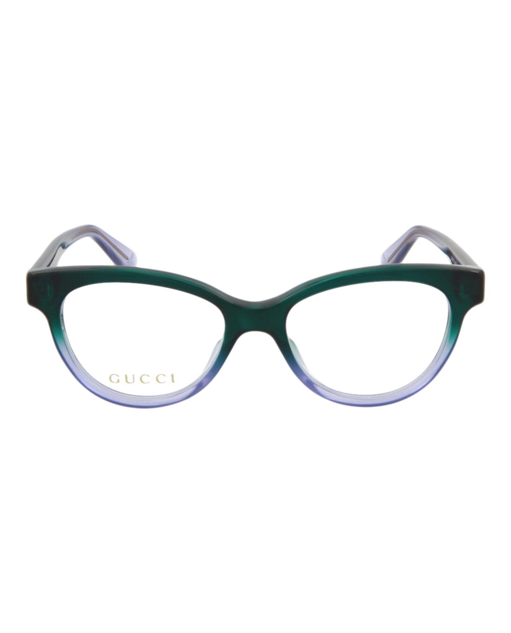 Gucci Gucci Womens Cat Eye Green Green Transparent Fashion Designer Eyewear