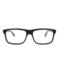 Gucci Gucci Mens Square/Rectangle Black Black Transparent Fashion Designer Eyewear