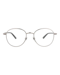 Gucci Gucci Mens Round/Oval Ruthenium Black Transparent Fashion Designer Eyewear