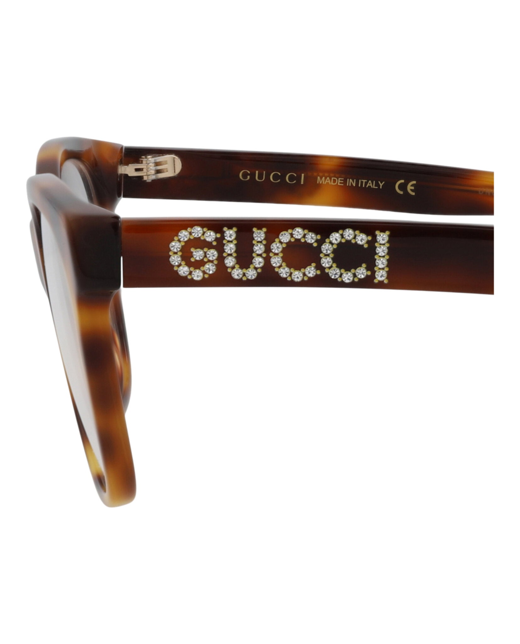 Gucci Womens Cat Eye Havana Havana Transparent Fashion Designer Eyewear