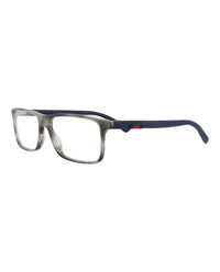 Gucci Mens Square/Rectangle Havana Blue Transparent Fashion Designer Eyewear