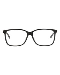Gucci Mens Square/Rectangle Black Black Transparent Fashion Designer Eyewear