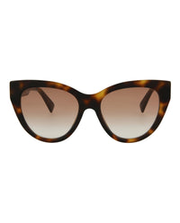 Gucci Womens Cat Eye Havana Gold Red Fashion Designer Eyewear